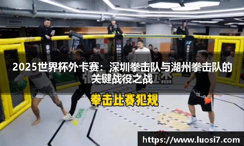 2025世界杯外卡赛：深圳拳击队与湖州拳击队的关键战役之战
